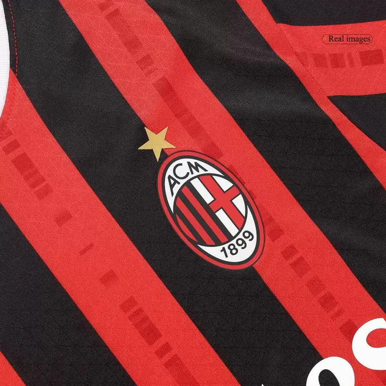 Authentic MORATA #7 Soccer Jersey AC Milan Home Shirt 2024/25 - UCL - bestsoccerstore