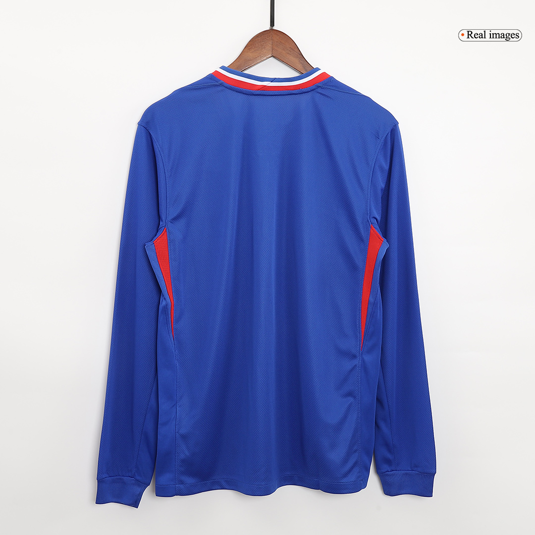 France Long Sleeve Jersey Home Football Shirt 2024