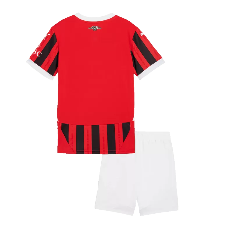 Kids AC Milan Custom Home Soccer Kits 2024/25 - bestsoccerstore