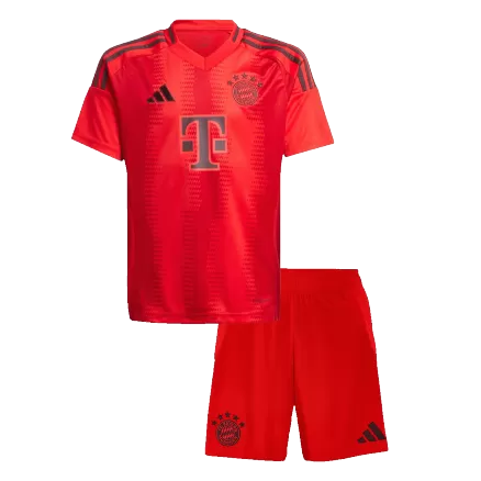 Kids Bayern Munich Custom Home Soccer Kits 2024/25 - bestsoccerstore