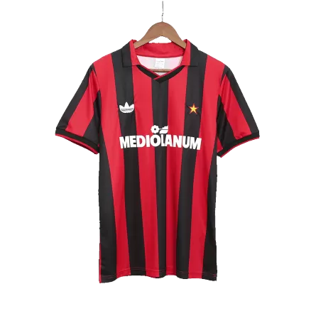AC Milan Retro Jersey Home Soccer Shirt 1990/91 - bestsoccerstore