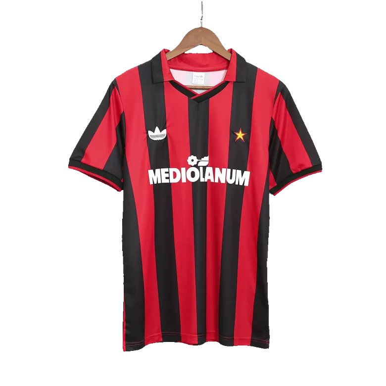 AC Milan Retro Jersey Home Soccer Shirt 1990/91 - bestsoccerstore