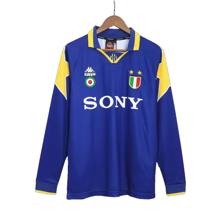 Juventus Retro Jersey Away Long Sleeve Soccer Shirt 1995/96 - bestsoccerstore