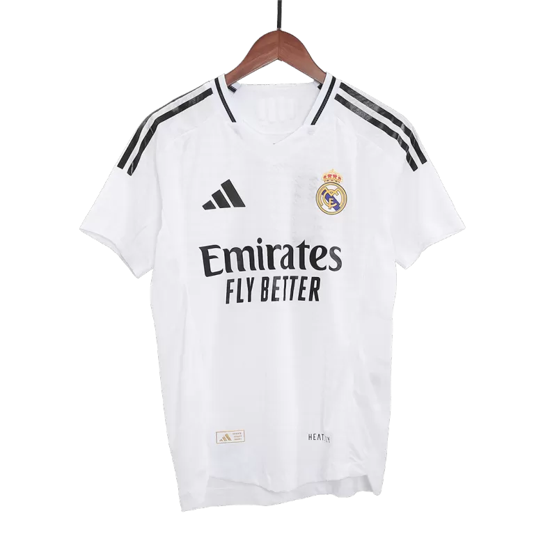 Authentic Real Madrid Jersey Custom Home Soccer Full Soccer Kit 2024/25 - bestsoccerstore