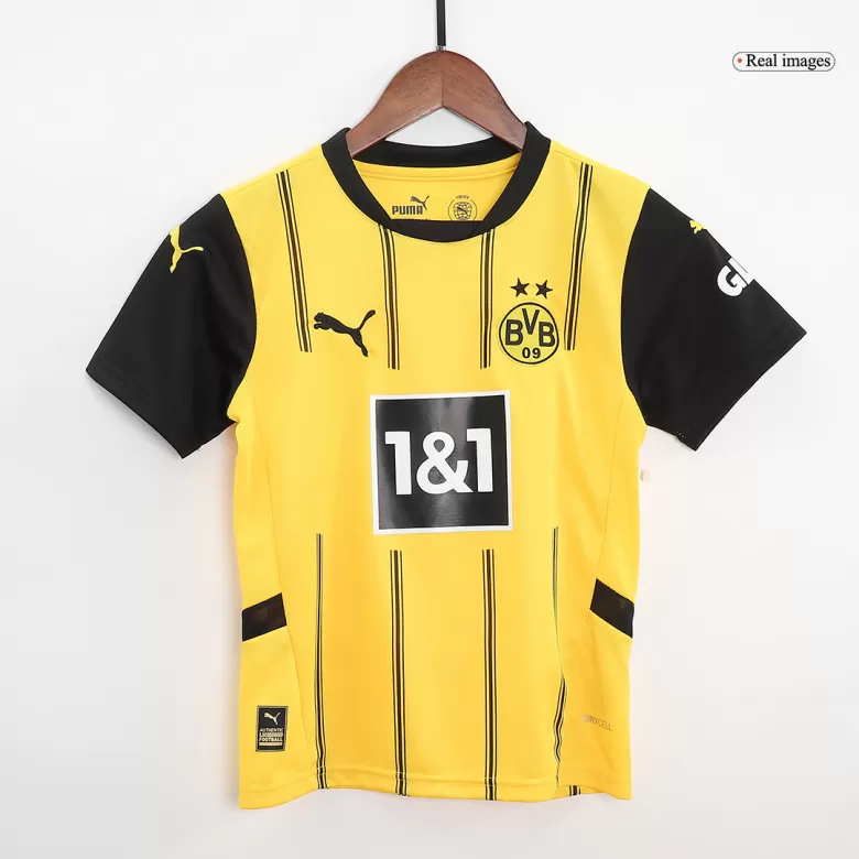 Kids Borussia Dortmund Home Soccer Kits 2024/25 - bestsoccerstore