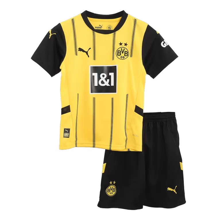 Kids Borussia Dortmund Home Soccer Kits 2024/25 - bestsoccerstore