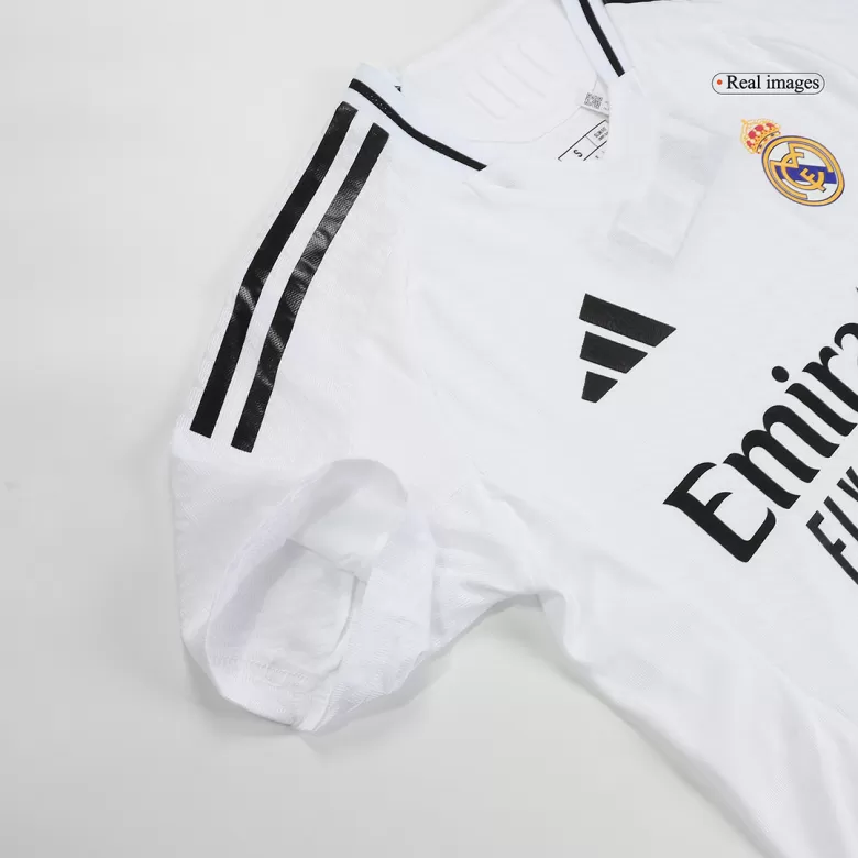 Authentic Real Madrid Jersey Custom Home Soccer Full Soccer Kit 2024/25 - bestsoccerstore