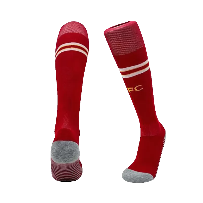 Kid's Liverpool Soccer Home Socks 2024/25 - bestsoccerstore