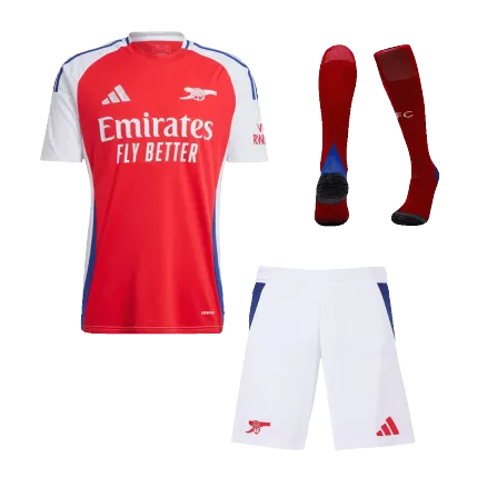 Arsenal Home Custom Full Soccer Kit 2024/25 - bestsoccerstore