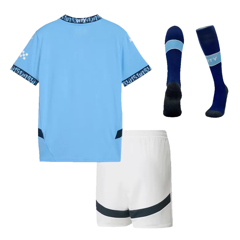 Kids Manchester City Custom Home Full Soccer Kits
2024/25 - bestsoccerstore