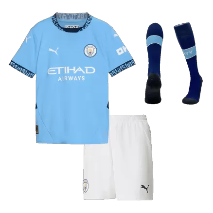 Kids Manchester City Custom Home Full Soccer Kits
2024/25 - bestsoccerstore