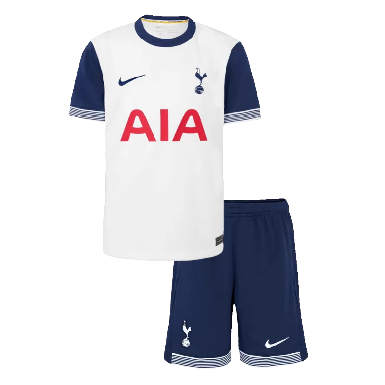 Kids Tottenham Hotspur Custom Home Soccer Kits 2024/25 - bestsoccerstore