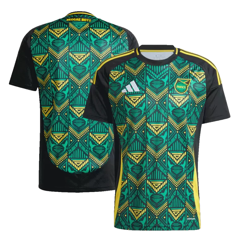 Jamaica Soccer Jersey Away Custom Shirt 2024 - bestsoccerstore