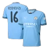 Manchester City Jersey Custom RODRIGO #16 Soccer Jersey Home 2024/25 -UCL - bestsoccerstore