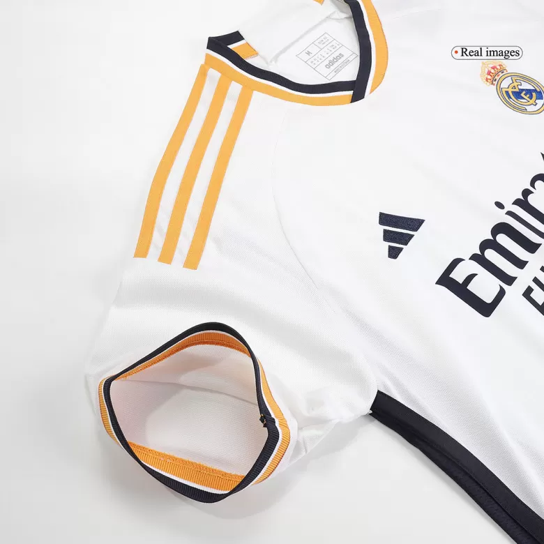 Real Madrid Jersey Custom TCHOUAMENI #18 Soccer Jersey Home 2023/24 - bestsoccerstore