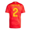 Spain Jersey Custom CARVAJAL #2 Soccer Jersey Home 2024 - bestsoccerstore