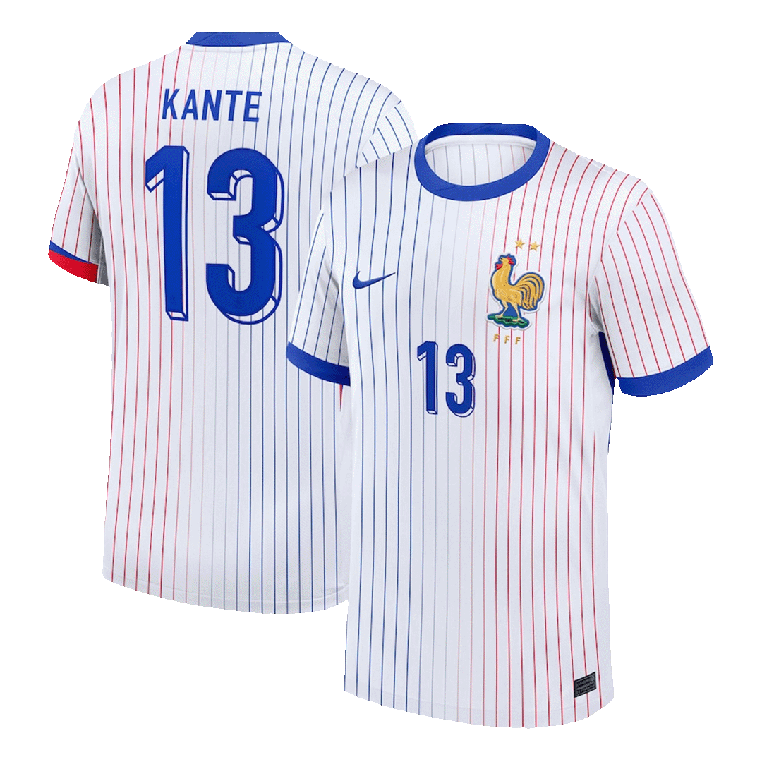 KANTE #13 France Away Soccer Jersey Euro - bestsoccerstore