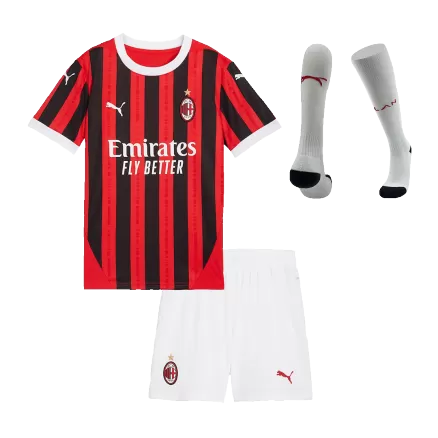 Kids AC Milan Custom Home Full Soccer Kits
2024/25 - bestsoccerstore