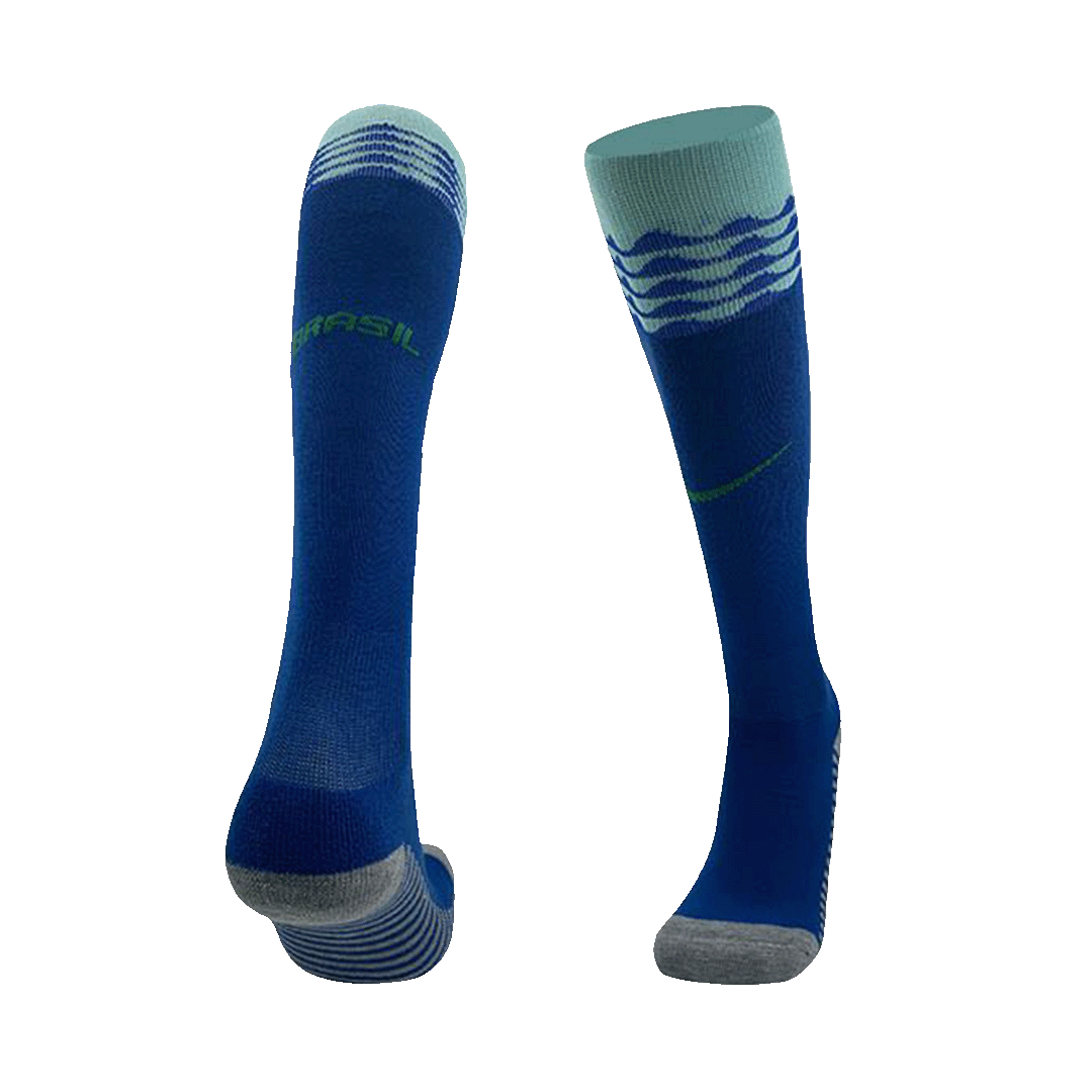 Men's Brazil Jersey Soccer Away Socks - bestsoccerstore