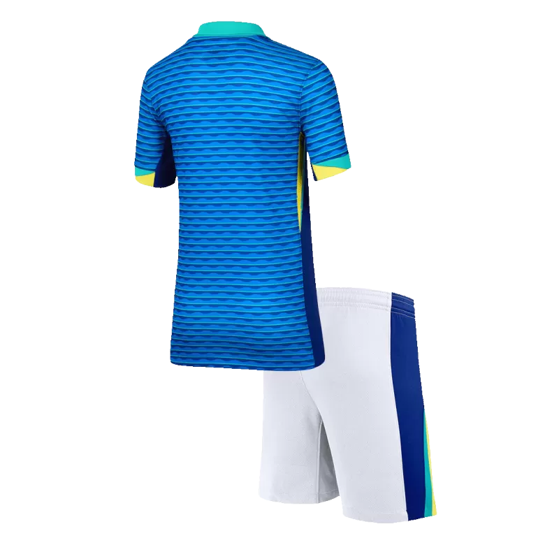 Kids Brazil Custom Away Soccer Kits 2024 - bestsoccerstore