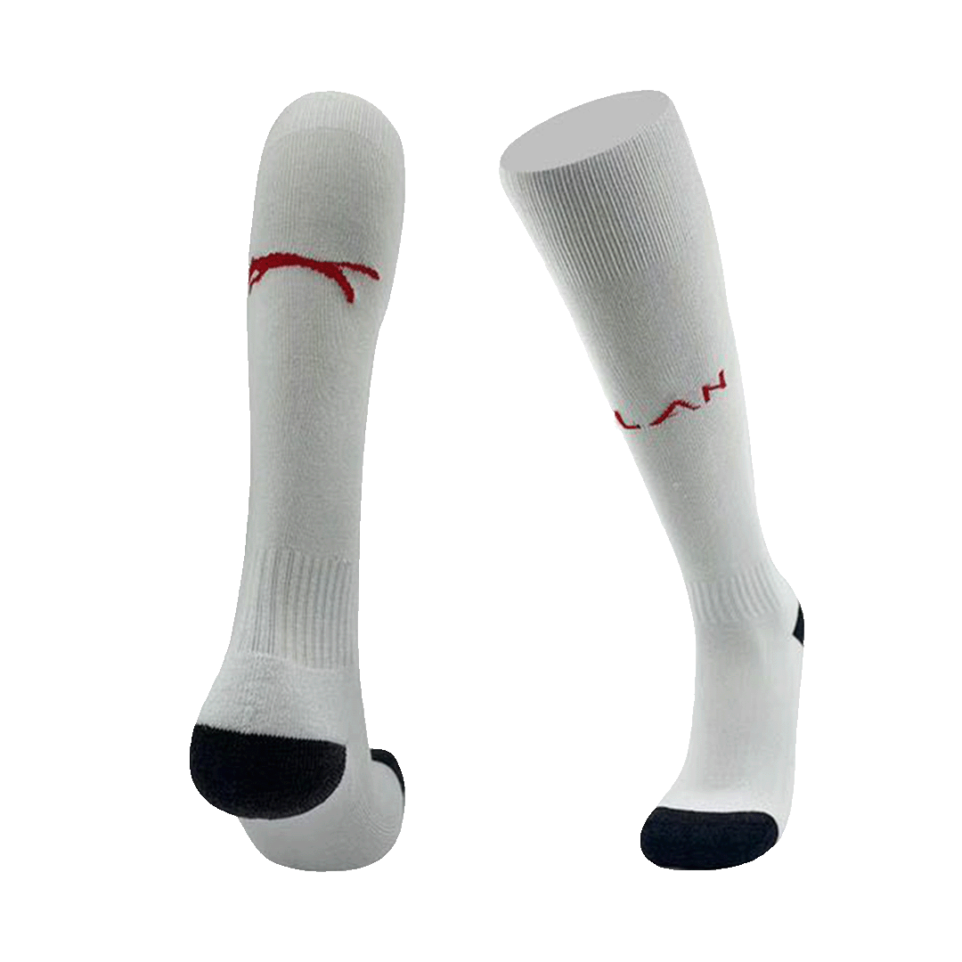 Men's AC Milan Jersey Soccer Home Socks - bestsoccerstore