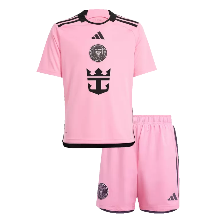 Kids Inter Miami CF Custom Home Soccer Kits 2024 - bestsoccerstore