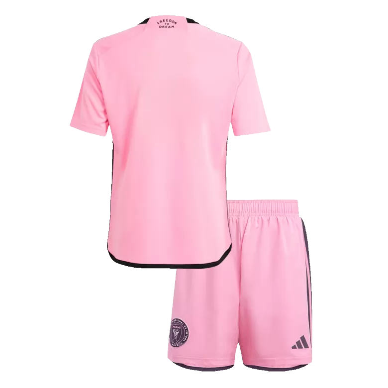 Kids Inter Miami CF Custom Home Soccer Kits 2024 - bestsoccerstore