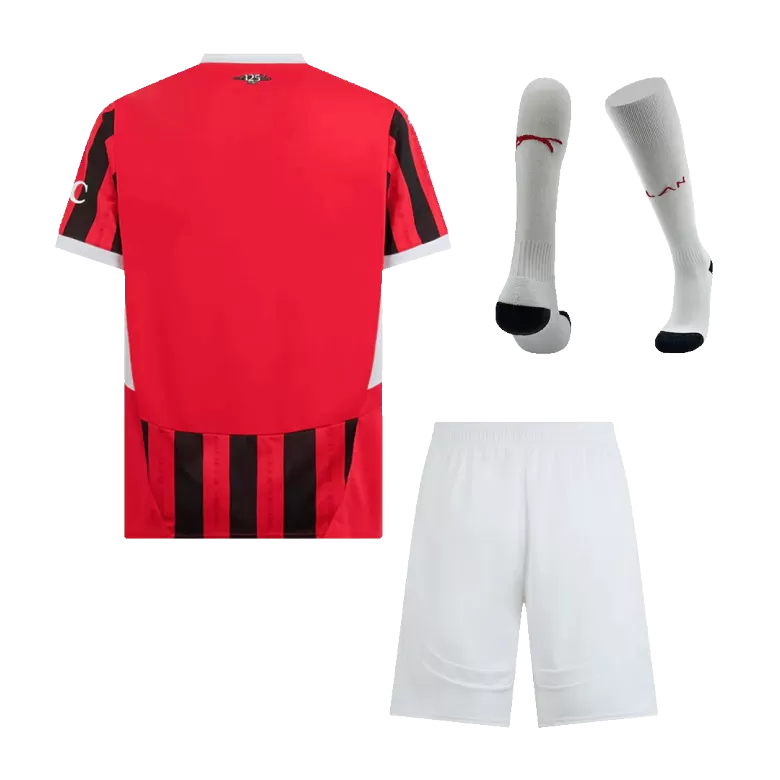 AC Milan Home Custom Full Soccer Kit 2024/25 - bestsoccerstore