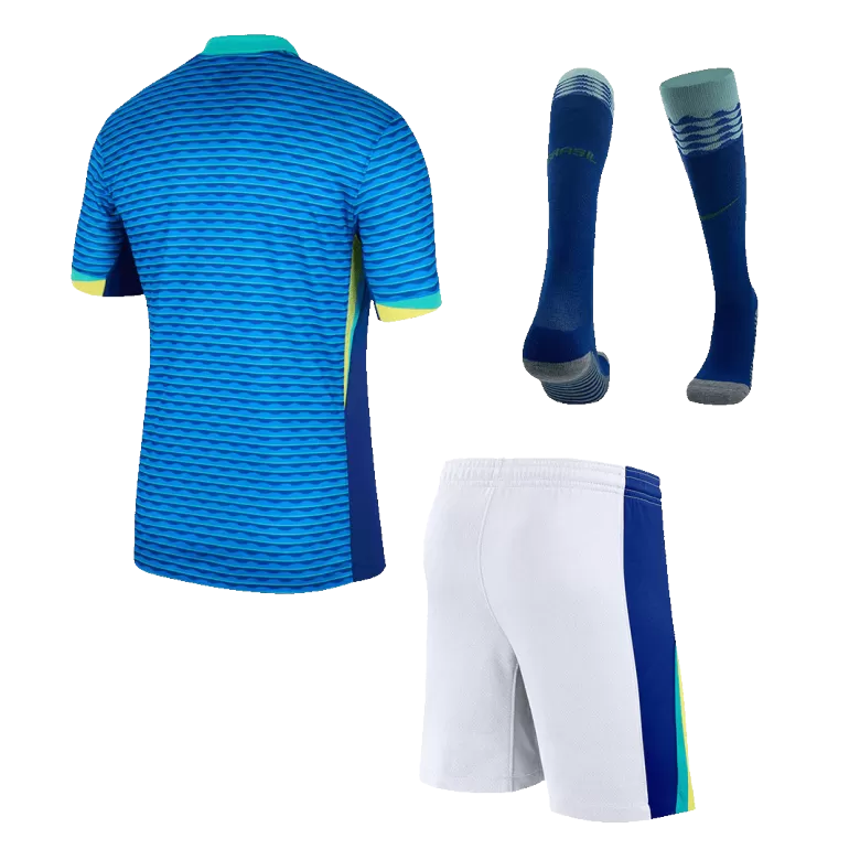 Brazil Away Custom Full Soccer Kit 2024 - bestsoccerstore