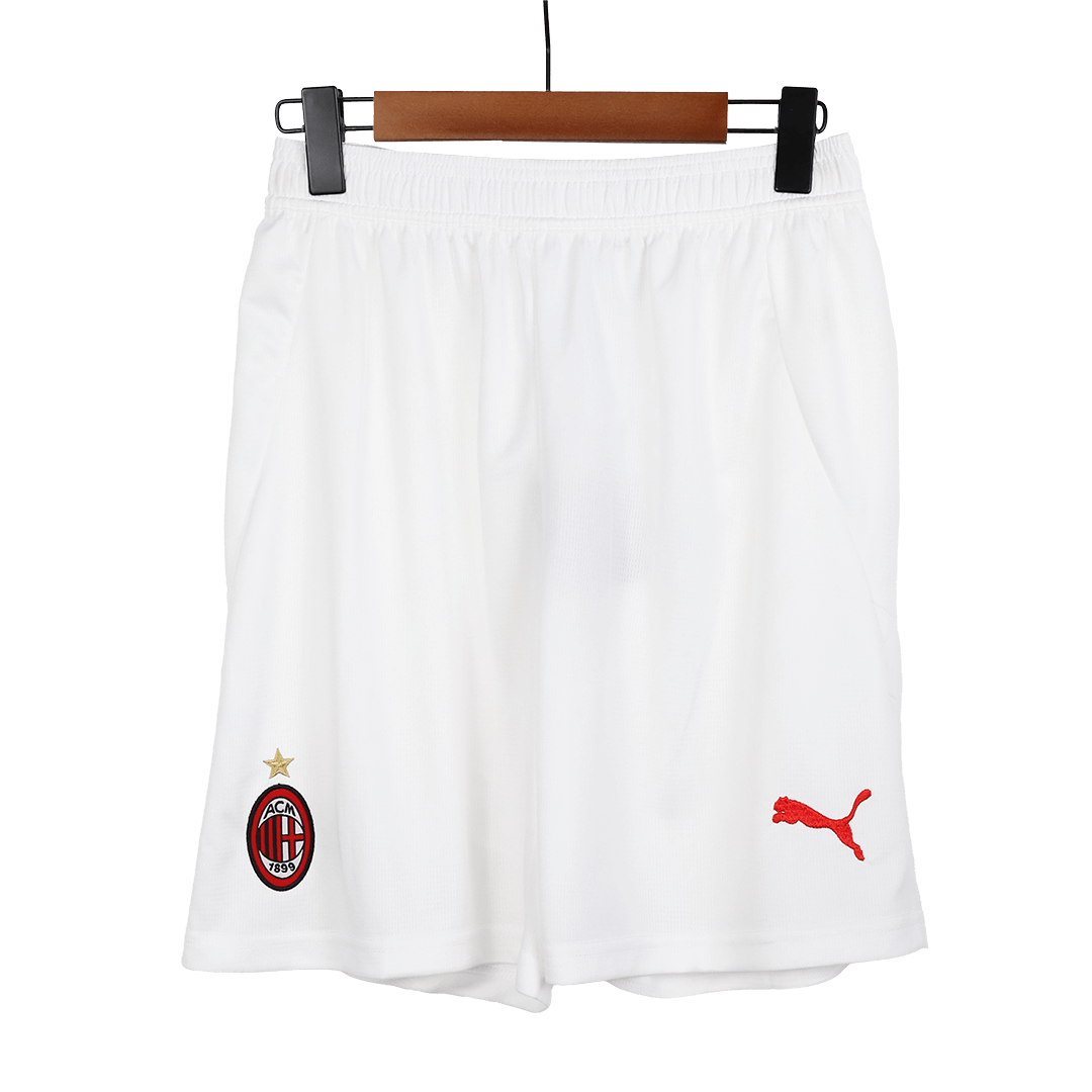 AC Milan Soccer Shorts Custom Home - bestsoccerstore