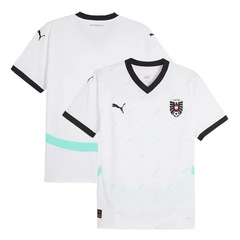 Austria Soccer Jersey Away Custom Shirt 2024 - bestsoccerstore