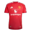 Authentic B.FERNANDES #8 Soccer Jersey Manchester United Home Shirt 2024/25 - bestsoccerstore