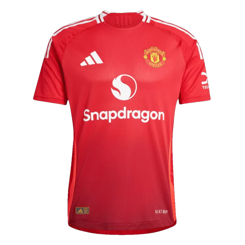 Authentic GARNACHO #17 Soccer Jersey Manchester United Home Shirt 2024/25 - bestsoccerstore