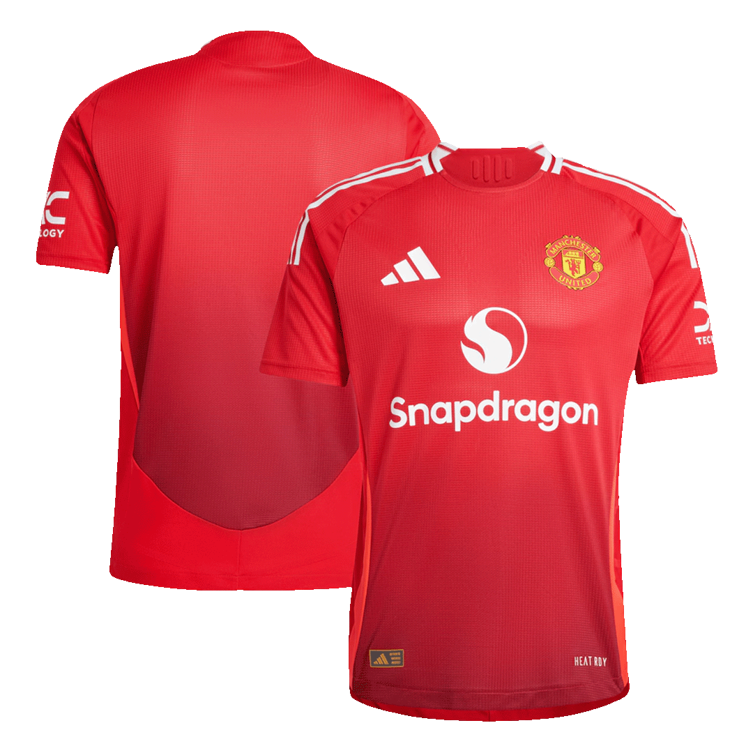Manchester United Home Custom Player Version Soccer Jersey - bestsoccerstore