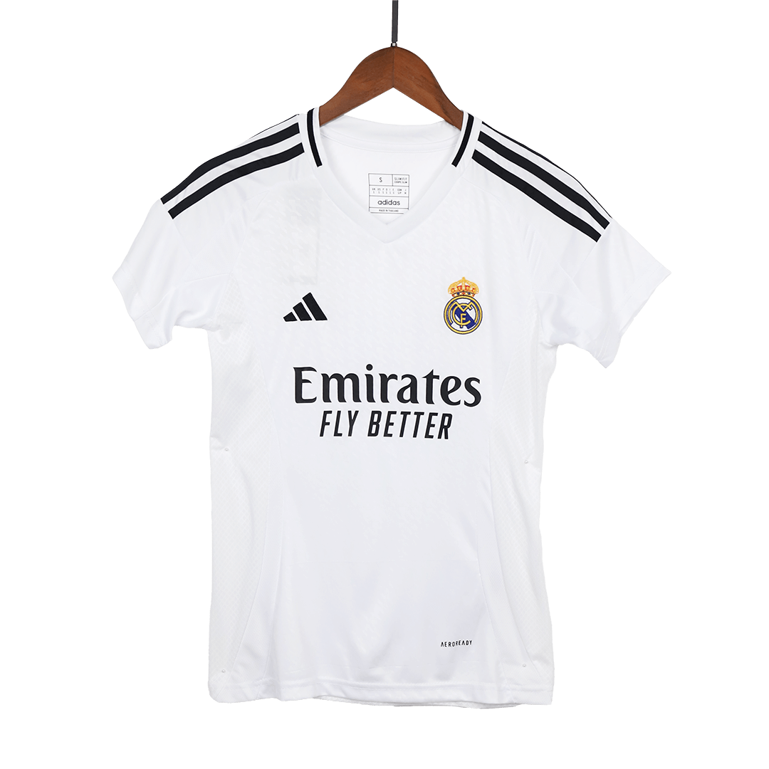 Real Madrid Soccer Jersey Home Women's Custom Shirt - bestsoccerstore