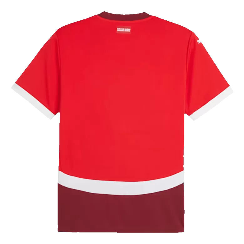 Switzerland Soccer Jersey Home Custom Shirt 2024 - bestsoccerstore
