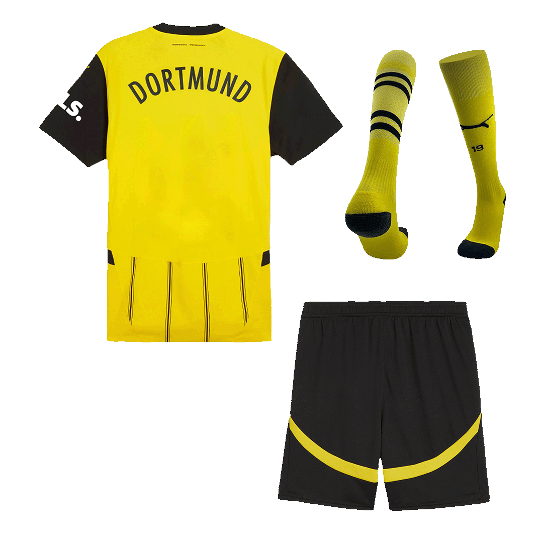 Borussia Dortmund Home Custom Full Soccer Kit - bestsoccerstore