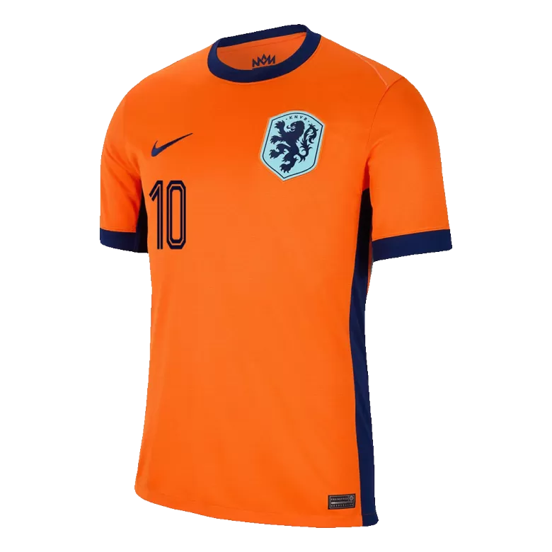 MEMPHIS #10 Netherlands Soccer Jersey Home Custom Shirt 2024 - bestsoccerstore