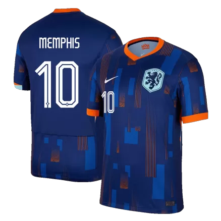 MEMPHIS #10 Netherlands Soccer Jersey Away Custom Shirt 2024 - bestsoccerstore