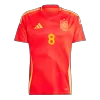 Spain Jersey Custom FABIÁN #8 Soccer Jersey Home 2024 - bestsoccerstore