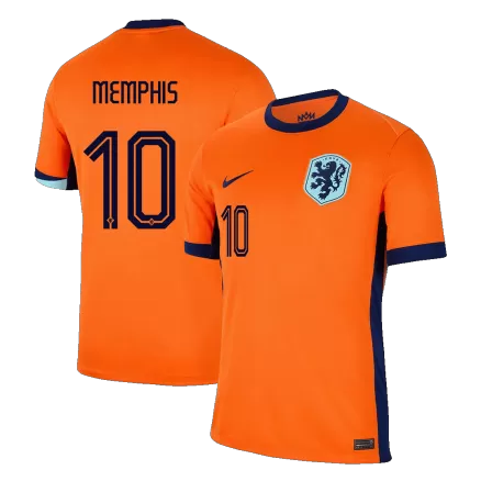 MEMPHIS #10 Netherlands Soccer Jersey Home Custom Shirt 2024 - bestsoccerstore