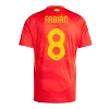 Spain Jersey Custom FABIÁN #8 Soccer Jersey Home 2024 - bestsoccerstore