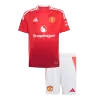 Kids Manchester United Custom Home Soccer Kits 2024/25 - bestsoccerstore