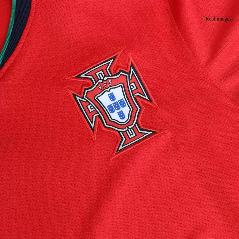 Portugal Soccer Jersey Home Custom Shirt 2024 - bestsoccerstore