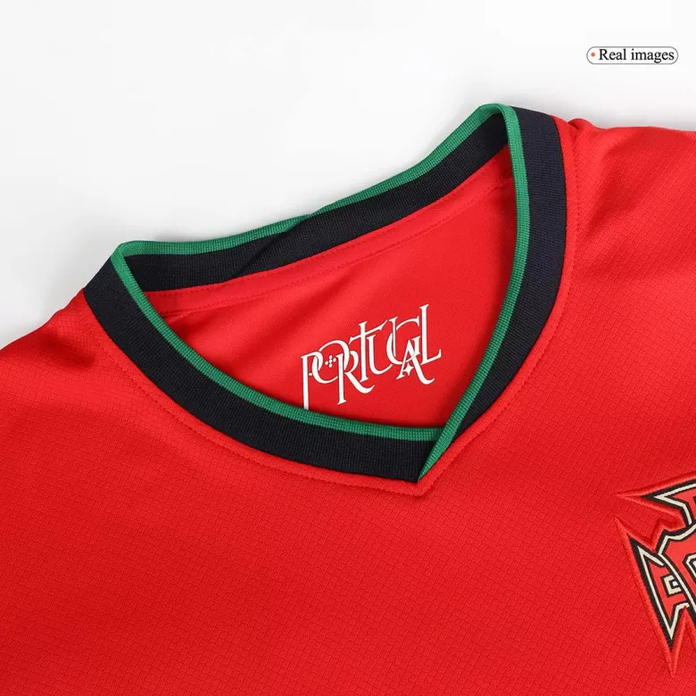 Portugal Soccer Jersey Home Custom Shirt 2024 - bestsoccerstore