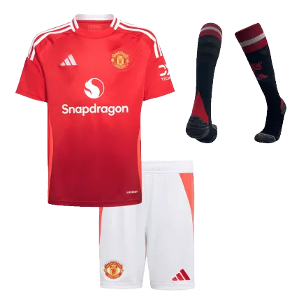 Kids Manchester United Custom Home Full Soccer Kits
2024/25 - bestsoccerstore