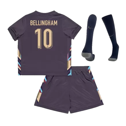 Kids England BELLINGHAM #10 Custom Away Full Soccer Kits
2024 - bestsoccerstore