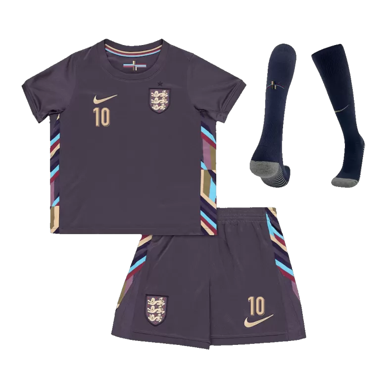 Kids England BELLINGHAM #10 Custom Away Full Soccer Kits
2024 - bestsoccerstore