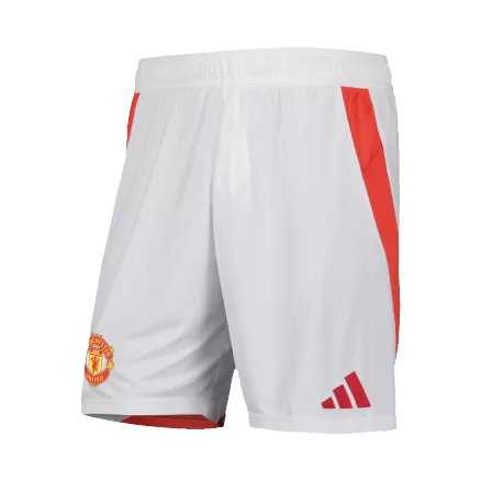 Manchester United Soccer Shorts Custom Home 2024/25 - bestsoccerstore