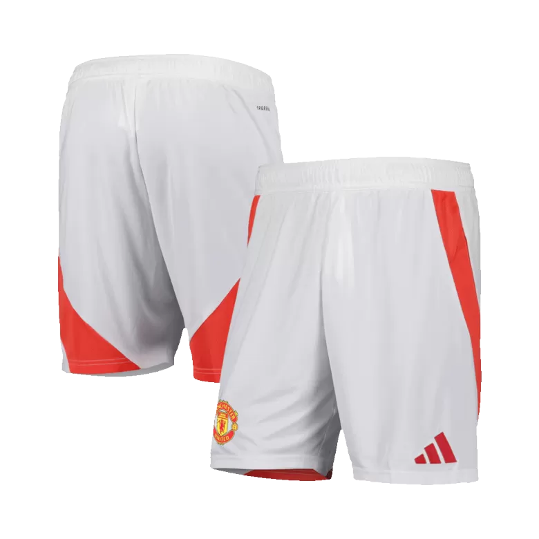 Manchester United Soccer Shorts Custom Home 2024/25 - bestsoccerstore